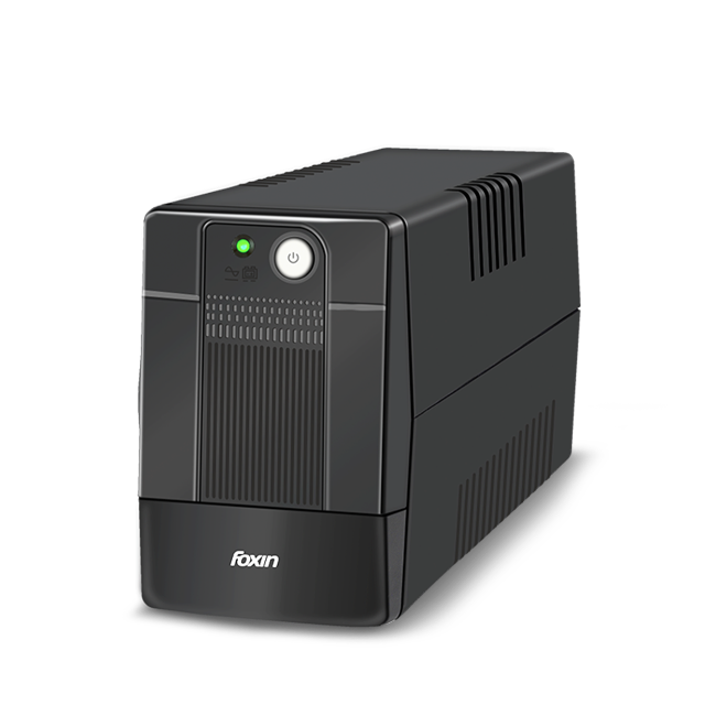 Foxin UPS 600VA/360W Uninterrupted Power Supply System for Desktop, Home Office, Computers | AVR, Auto Restart & Generator Compatibility | Ideal Power Backup &